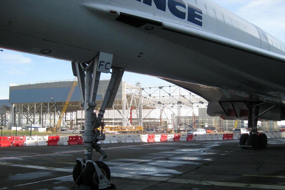 Concorde outside the Airbus Factory